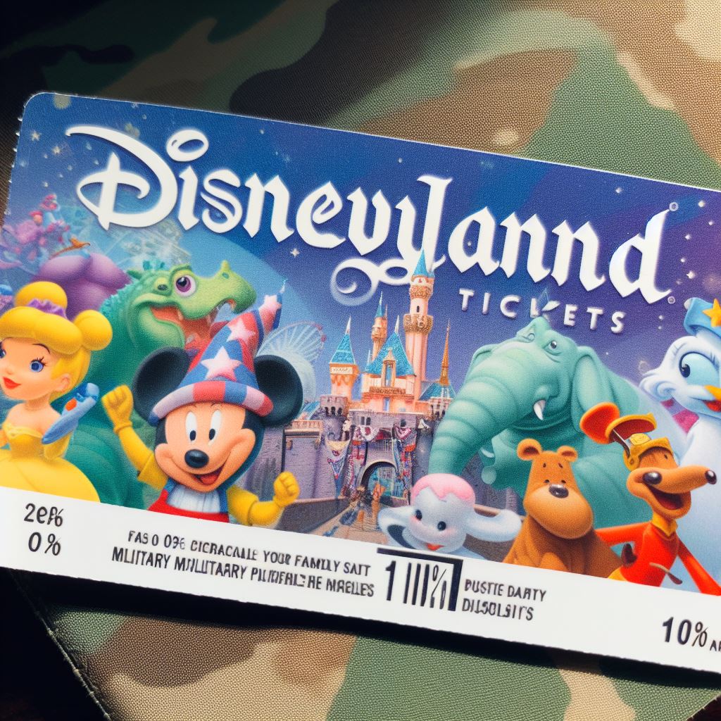 Regular Military Discountd Disneyland Tickets