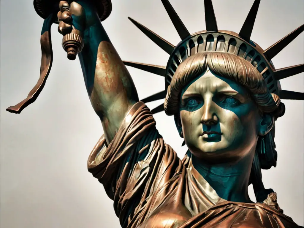 Was The Statue Of Liberty Copper Color
