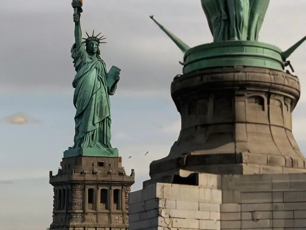Was The Statue Of Liberty Damaged