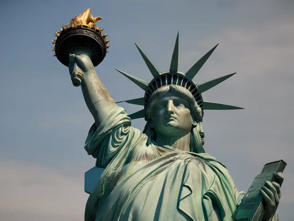 Which The Statue Of Liberty Stands