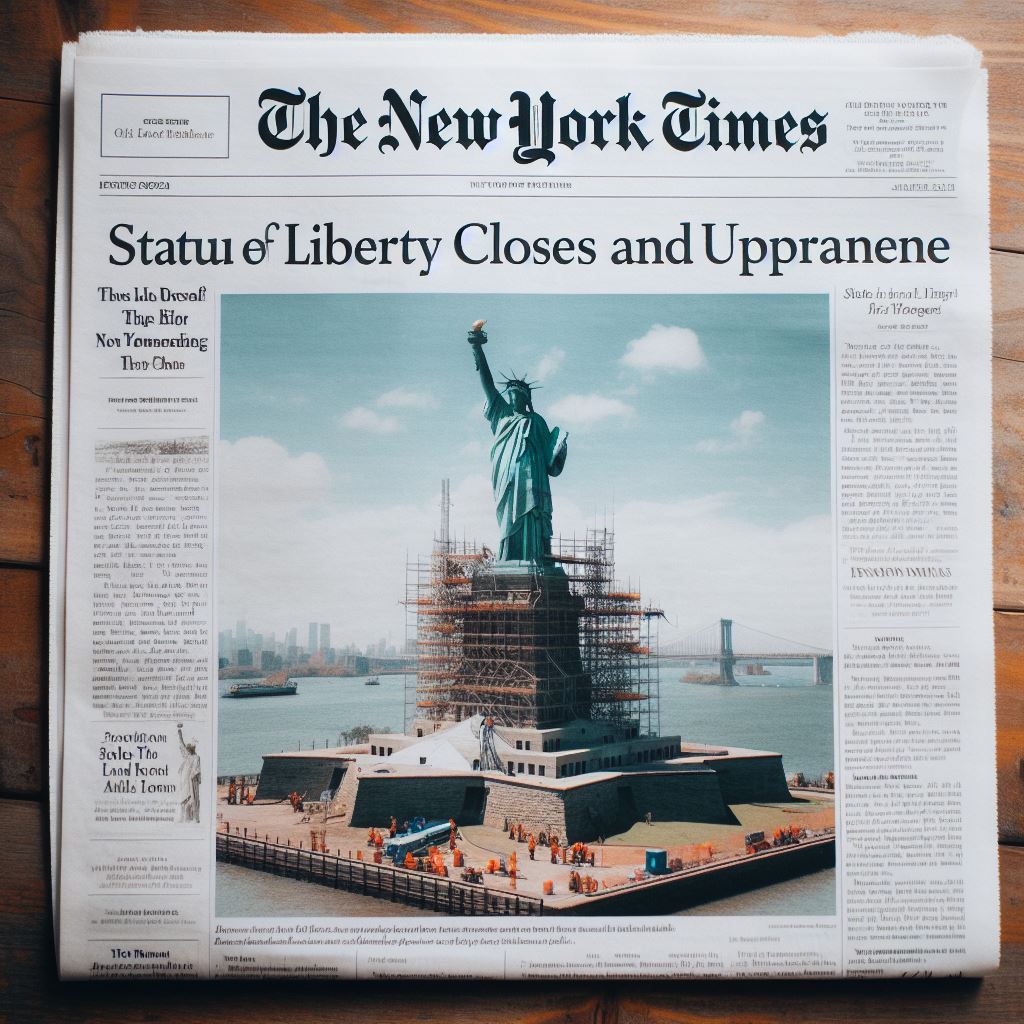 Why was the Statue of Liberty Closed 2012?